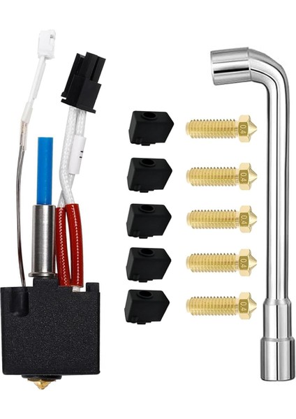 Kobra2, 2 Neo, 2 Pro, Kobra2 Plus, 3D Yazıcılar Için Montajlı Baskı Sıcak Uç Takımı Kafa Ekstrüder Değiştirme Kiti (Yurt Dışından)