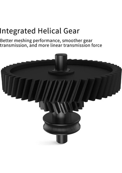Bambu X1/P1P/P1S Cnc Nano Kaplama Kalıp Çelik Ekstrüzyon Başlık Dişlisi Pom Kiti Helisel Dişli 3D Yazıcı Parçaları Için Ekstruder Dişlisi (Yurt Dışından) modelleri