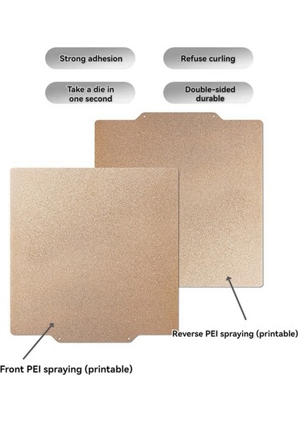 3D Yazıcı Aksesuarları Için 410MMX410MM Çift Taraflı Peı Yay Çeliği Yazıcı Yapı Plakası (Yurt Dışından) fırsatları