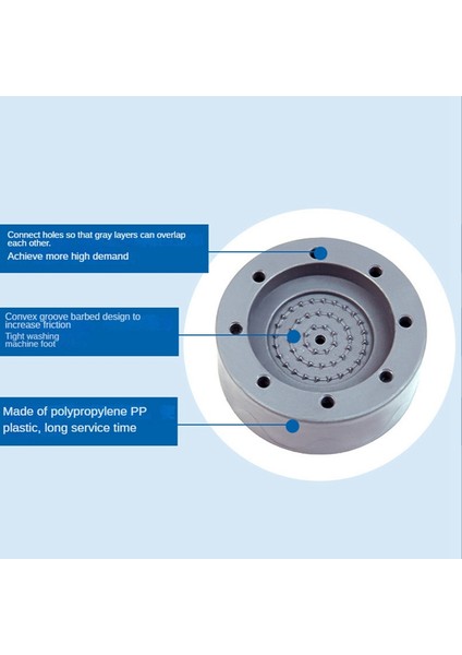 4 Adet Çamaşır Makinesi Yükseklik Artırma Pedleri Anti Pedler Sessiz Kayma Yükseltici Mat Çamaşır Makinesi Kurutma Makinesi Destek Standı 8,5 cm (Yurt Dışından) modelleri