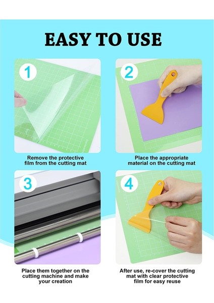 Dikiş, Kapitone ve El Sanatları Için Kesme Matı Uyumlu, Yapışkanlı Kaymaz Kesme Matları Yedek Aksesuarları (Yurt Dışından) fırsatları