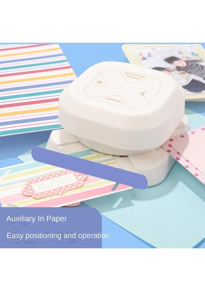 4'ü 1 Arada Etiket Delme Köşe Yuvarlatma Kesici Kağıt Etiket Delme Makinesi Scrapbooking Kartı Için Dıy Kağıt Fotoğraf Kartı Yapımı Malzemeleri (Yurt Dışından) indirimleri