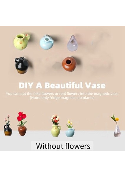 5 Parça Mini Vazo Buzdolabı Mıknatısları, Küçük Bitki Mıknatısları, Buzdolabı Dekorasyonu, Mutfak, Dolap, Ofis Için 3 Boyutlu Bitki Vazosu (Yurt Dışından) modelleri