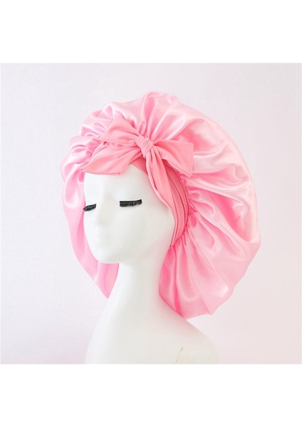 Kadın Şapka Gece Uyku Duş Bonesi Yüksek Elastik Saç Bonesi Şapka Baş Örtüsü Saç Bakım Bonesi Şarap Kırmızısı (Yurt Dışından) indirimleri