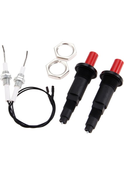 Şömine/fırın/ısıtıcı/mutfak Için Dişli Seramik Elektrotlu 2'li Basmalı Piezo Ateşleyici (Yurt Dışından) fırsatları
