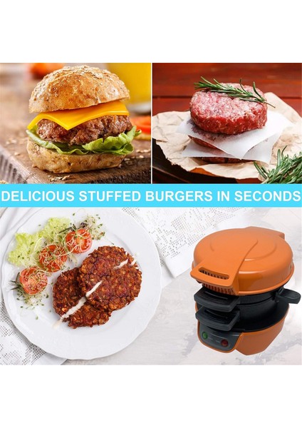 Hamburger Köftesi Makinesi Hamburger Çok Fonksiyonlu Burger Makinesi Yumurta Dolu Burgerler Dana Burger Eu Plug B (Yurt Dışından) fırsatları