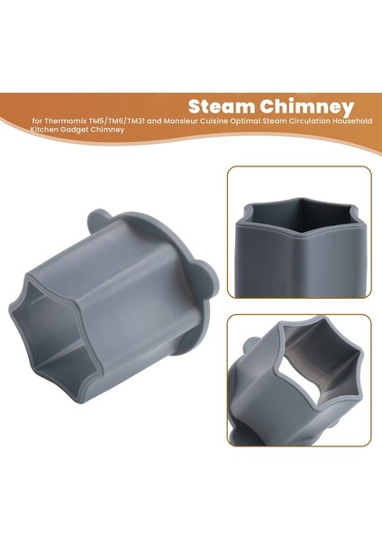 TM5/TM6/TM31 ve Monsieur Cuisine Için Buhar Bacası Optimum Buhar Sirkülasyonu Ev Mutfak Aletleri Bacası (Yurt Dışından) modelleri