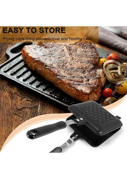 Izgara Sandviç Makinesi, Ekmek Tost Kahvaltı Makinesi, Sıcak Sandviç Tavası, Yapışmaz Alüminyum Çevirme Tavası, Mutfak Aletleri (Yurt Dışından) indirimleri