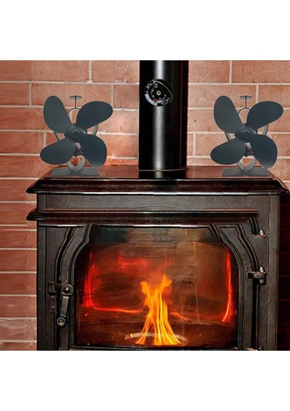 Isıtmalı Fan Elektriksiz Isıtmalı Termal Fan Şömine Soba Fanı Sıcak Hava Dolaşımlı Üfleyici Sessiz Termal Fan (Yurt Dışından) fırsatları