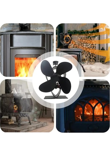 Isıtmalı Fan Elektriksiz Isıtmalı Termal Fan Şömine Soba Fanı Sıcak Hava Dolaşımlı Üfleyici Sessiz Termal Fan (Yurt Dışından) indirimleri