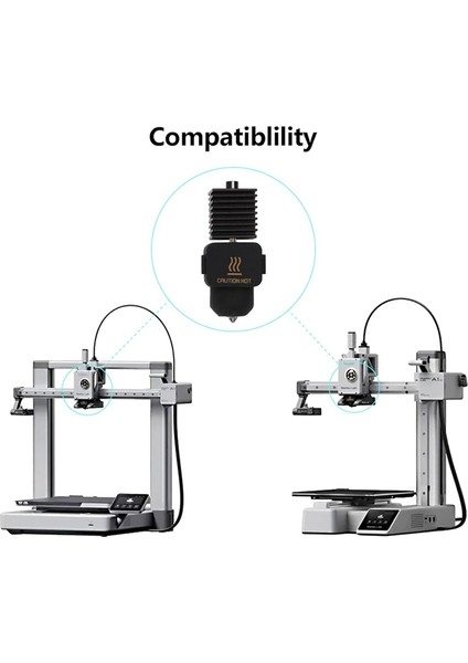 2 Adet A1 Mini Yükseltme Hotend Kiti, 0,4 mm Sertleştirilmiş Çelik Nozullu 3D Yazıcı Baskı Kafası Sıcak Uç Isıtma Bloğu Kiti (Yurt Dışından) fırsatları