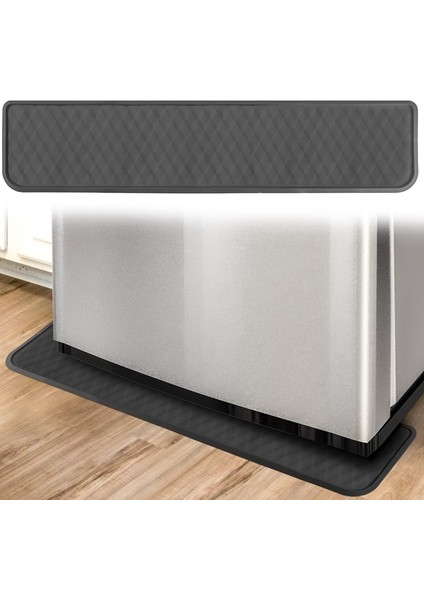 37,4x8,5 Inç Buzdolabı Dökülme Matı, Silikon Buzdolabı Altı Zemin Koruyucu Tepsi Damlama Önleyici Kaymaz Cihaz Su Matı (Yurt Dışından) fiyatları