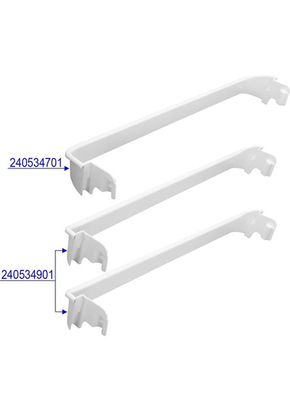 240534701 ve 240534901 Buzdolabı Kapı Rafı Çubuğu AP3214631, PS734936, AP3214630'UN Yerine Geçer (Yurt Dışından) fırsatları