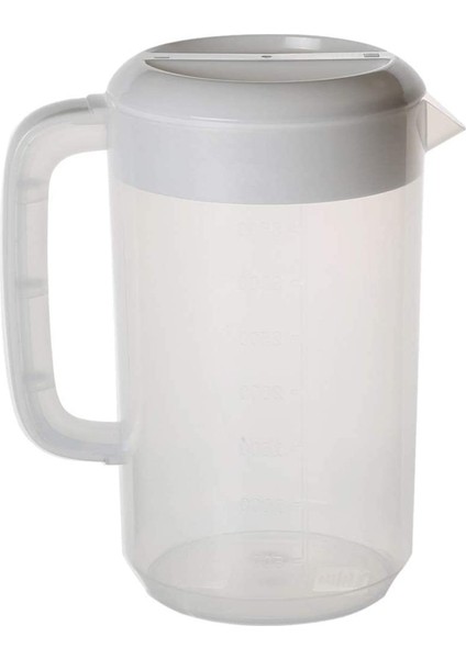 Saplı Plastik Su Isıtıcısı, Sıcak ve Soğuk Su, Buzlu Çay ve Meyve Içecekleri Için Kullanılabilir, 2,5 L (Beyaz) (Yurt Dışından)