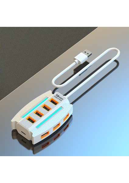 1.2 M USB Hub 10 Port USB 2.0 Ayırıcı Kart Okuyucu USB Genişletici Dizüstü Bilgisayar Klavye Fare Sabit Disk Flash Sürücü Beyaz (Yurt Dışından) fiyatları