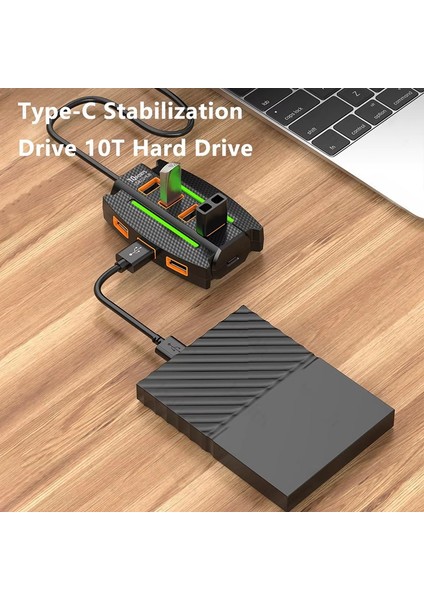 1.2 M USB Hub 10 Port USB 2.0 Ayırıcı Kart Okuyucu USB Genişletici Dizüstü Bilgisayar Klavye Fare Sabit Disk Flash Sürücü Beyaz (Yurt Dışından) modelleri