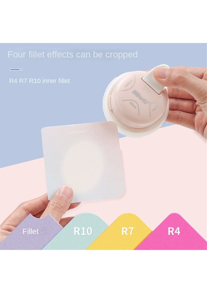 4 Yönlü Köşe Yuvarlatma Delici, 4 Mm, 7 Mm, 10 mm 4'ü 1 Arada Köşe Kesici, Kart Yapımı, Laminat, Kart Stoğu Için (Yurt Dışından) fırsatları