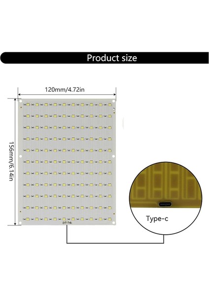 Bambu Cmyk LED Arka Aydınlatma Kartı Için 10 Adet Cmyk Litofan LED Arka Aydınlatma Kartı 5V1A Usb-C Güç Kaynağı 10X11 110BIT (Yurt Dışından) indirimleri