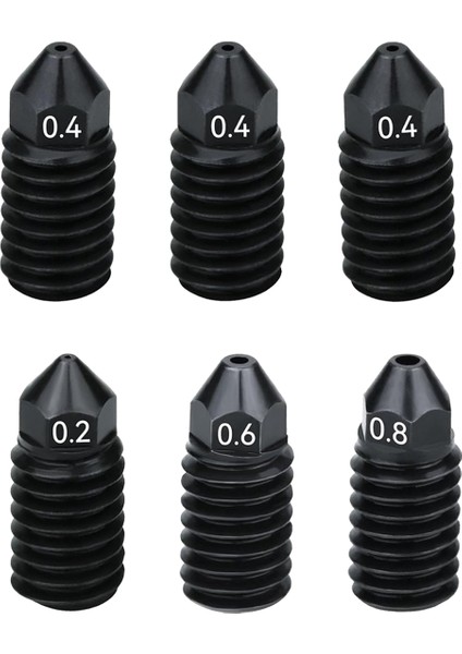 Bambu Nozullar Için, A1MINI 3D Yazıcı Için 500℃ Yüksek Sıcaklık Aşınma ve Çıkarılabilirliğe Yükseltilmiştir (Yurt Dışından)