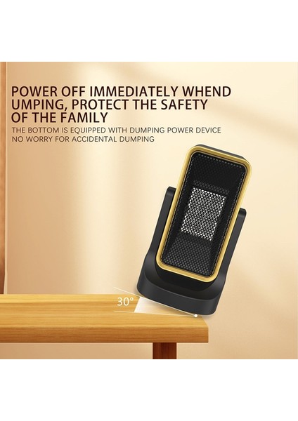 900W, 45° Ayarlanabilir Açıya Sahip, Küçük Elektrikli Isıtıcı, Iç Mekan Ofis Kullanımı Için, Ab Fişli, Alan Isıtıcısı (Yurt Dışından) modelleri