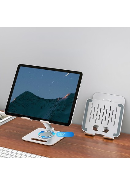 Dizüstü Bilgisayar Standı Alüminyum Alaşımlı Ergonomik Yükseltici Tablet Tutucu Soğutma Braketi 360° Dizüstü Bilgisayar Için (Yurt Dışından) indirimleri
