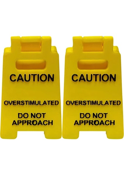 Dikkat Aşırı Uyarılma Masa Işareti, Yaklaşmayın Işareti, Eğlenceli Mini Tabela, Yenilikçi Masa Dekoru, Bölme Aksesuarları (2 Adet) (Yurt Dışından) fiyatları