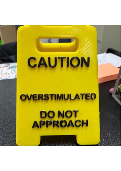 Dikkat Aşırı Uyarılma Masa Işareti, Yaklaşmayın Işareti, Eğlenceli Mini Tabela, Yenilikçi Masa Dekoru, Bölme Aksesuarları (2 Adet) (Yurt Dışından) modelleri