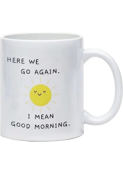 Kahve Kupası Komik Alaycı Komik Seramik Çay Kupası Günaydın Kupası Komik Yetişkin Mizah Kupası Kahve Çayı Için Içme Kupası (Yurt Dışından)