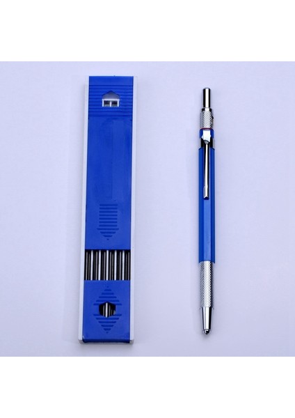 2.0mm Mekanik Kalem, 12 Parça Yedekli, Taslak Çizim, Marangozluk, Sanat, Eskiz Için Kurşun Kalem - Siyah (Yurt Dışından) modelleri