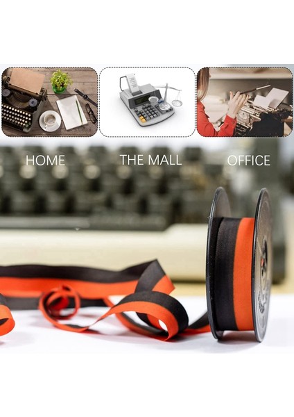 Çoğu Daktilo Için 6 Adet Evrensel Daktilo Şeridi Çift Makaralı Daktilo Şeridi Değişimi (Siyah-Kırmızı, Siyah) (Yurt Dışından) modelleri