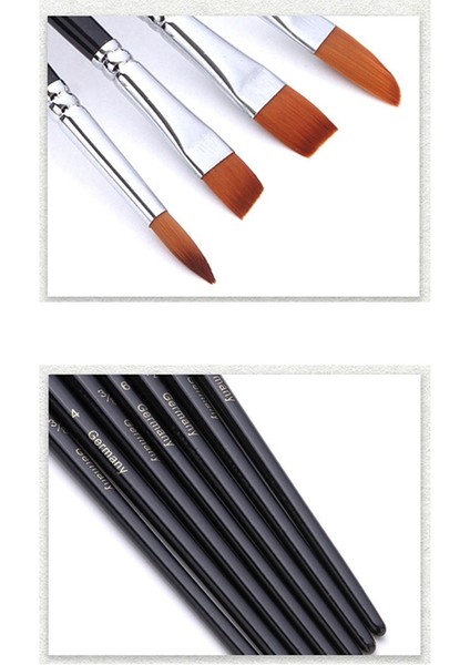 Naylon Saç Akrilik Boya Fırçaları, Bağcıklı Kılıf, Akrilik Yağlıboya Tuval Için Sanatçı Boya Fırçası Seti (Yurt Dışından) modelleri