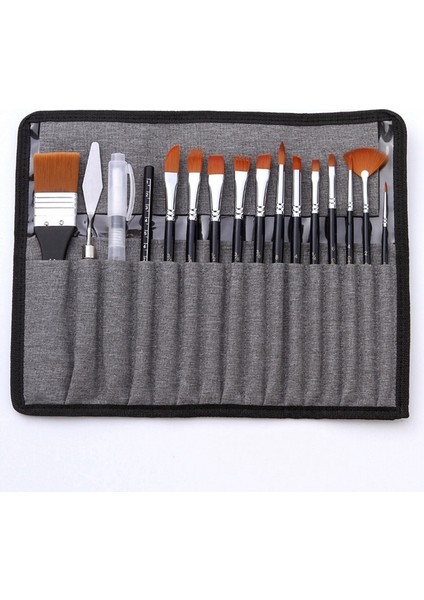 Naylon Saç Akrilik Boya Fırçaları, Bağcıklı Kılıf, Akrilik Yağlıboya Tuval Için Sanatçı Boya Fırçası Seti (Yurt Dışından) indirimleri