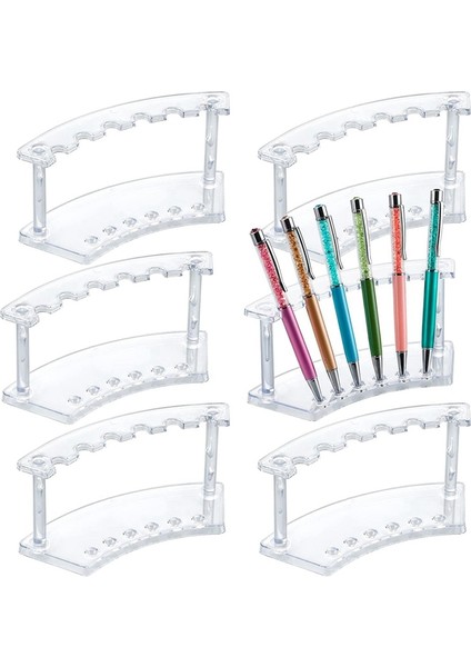 6 Parça Kalem Sergileme Standı, El Sanatları Fuarları Için Şeffaf Kalem Sergileme Rafı (Yurt Dışından) fiyatları