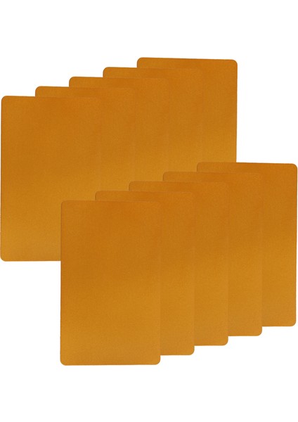 10 Adet/takım 0,8 mm Kalınlıkta Metal Kartvizitler Kendin Yap Gravür Kendin Yap Kart Ofis Malzemeleri Gravür Için Boş Lazer Boşluklar (Yurt Dışından) fırsatları