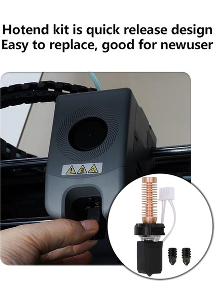 Adventurer 5m/5m Pro Için Sıcak Uç Kiti, Hızlı Değiştirilebilir Sıcak Uç Tertibatı 0,2/0,4/0,6 mm Sertleştirilmiş Çelik Nozul (Yurt Dışından) fırsatları