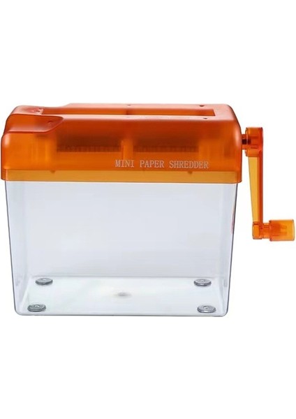 El Kranklı Kağıt Parçalayıcı Mini Belge Kağıt Kesme Aleti Fiş Fiş Fatura Kesme Makinesi Ofis Malzemeleri Turuncu (Yurt Dışından) fiyatları