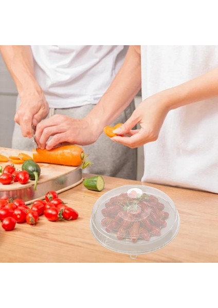 Mikrodalga Sıçrama Kapağı Havalandırmalı Plaka Kapağı Delikli Sıçrama Kapağı Mikrodalga Plaka Gıda Kapağı (Yurt Dışından) indirimleri