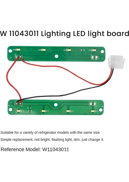 W11043011 PS12070396 Için 2 Adet Buzdolabı LED Işık Kartı (Sadece Pcb) Buzdolabı LED Işığı (Yurt Dışından) fırsatları