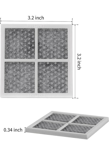 LT120F Için 5 Paket Buzdolabı Hava Filtresi, Yedek Temiz Hava Filtresi Yedek Parçaları (Yurt Dışından) fiyatları