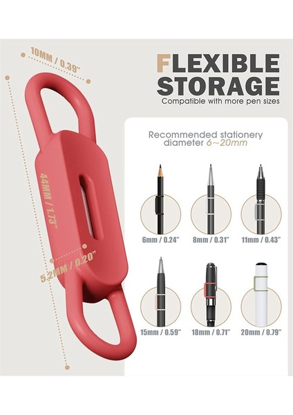 12'li Paket Manyetik Kalemlik, Silikon Ayarlanabilir Kalemlik Masa, Buzdolabı, Beyaz Tahtalar, Ofis (Çoklu) (Yurt Dışından) fırsatları