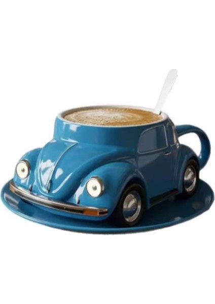 Komik Şekilli Kahve Kupası El Yapımı - Masaüstü Süsü Için Yenilikçi Araba Şeklinde Çay Kupası (Yurt Dışından)