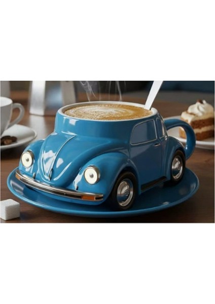 Komik Şekilli Kahve Kupası El Yapımı - Masaüstü Süsü Için Yenilikçi Araba Şeklinde Çay Kupası (Yurt Dışından) modelleri