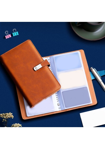 Kart Defteri Tutucu Düzenleyici, Erkekler ve Kadınlar Için Taşınabilir Kartvizitlik, 120 Kart Kapasiteli Isim Kartı Kitapçığı Siyah (Yurt Dışından) indirimleri