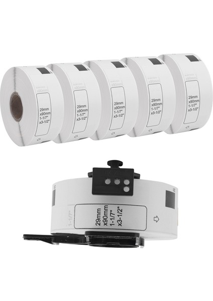 -11201 Standart Adres Etiketleri 29 mm x 90 mm QL-800 QL-810W QL-700 Için 6 Rulo Uyumlu Etiket (Yurt Dışından) fırsatları