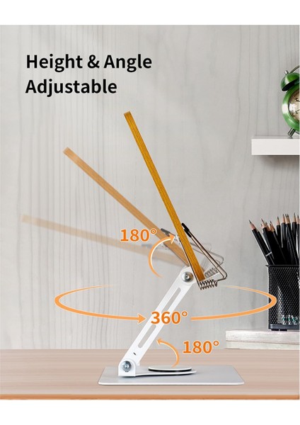 Okuma Için Kitap Standı - 360° Dönebilen Tabanlı Ayarlanabilir Kitap Tutucu ve Kitap, Tarif ve Dizüstü Bilgisayar Için Katlanabilir Masaüstü Stand Yükseltici (Yurt Dışından) fiyatları