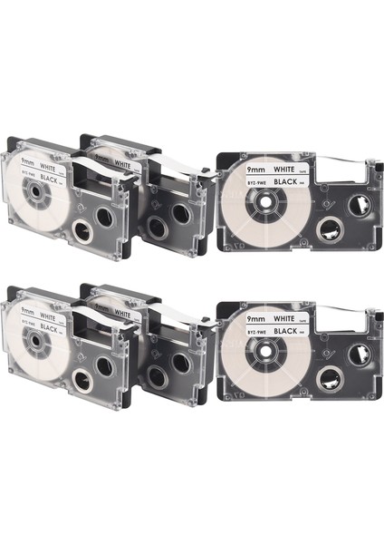 -120 -E300 -60 -100 KL750B KL820 KL750 KL7200 Etiket Yazıcı Bandı Termal Kağıt Için 6 Adet 9mm Etiket Şeridi (Yurt Dışından) fırsatları