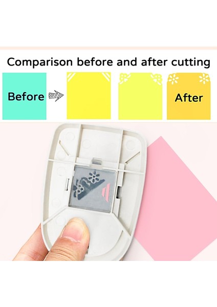 Scrapbooking Kart Yapımı Için El Sanatları Köşesi Dekoru Dantel Delgeç Kağıt Kesici 3'ü 1 Arada Delikli Kağıt Kesici Etiket (Yurt Dışından) fırsatları