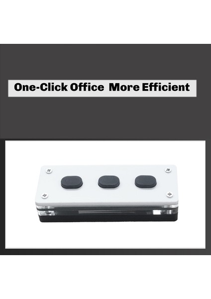 Silikon Sessiz Bluetooth Kablosuz Kayıt Tuş Takımı Sessiz Mini Özel Tek Tıklama Kısayol Tuşu Küçük A: Alıcı ile (Yurt Dışından) fırsatları