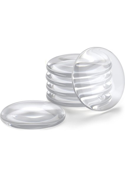 Duvar Kapı Kolu Tıkacı, Silikon Şeffaf Çarpışma Önleyici Etiket, Kalınlaştırılmış Kapı Kolu Çarpışma Önleyici Ped, Sessiz (Yurt Dışından)