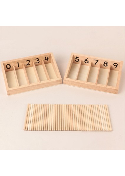 Montessor Montelon Matematik Oyuncakları Eğitici Ahşap Mil Kutusu Erken Öğrenme Eğitim Oyuncağı (Yurt Dışından) fiyatları